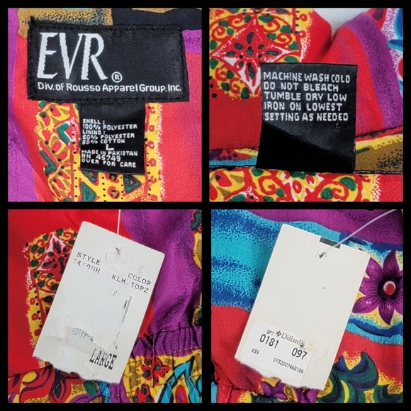 Vtg EVR Full Zip Jacket Sz Large - Picture 7 of 16